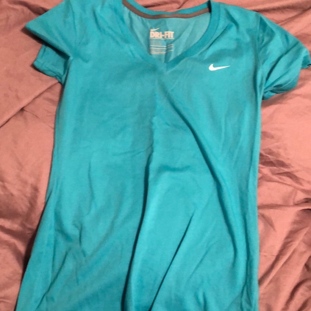 Blue nike shirt